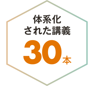 体系化された講義 30本